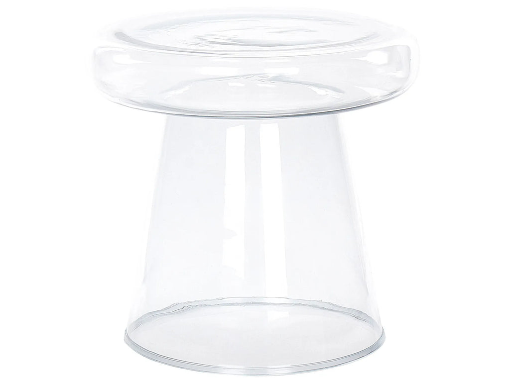 Set of 2 Side Tables LAGUNA/CALDERA Transparent