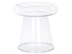 Set of 2 Side Tables LAGUNA/CALDERA Transparent