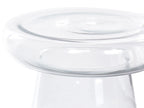 Set of 2 Side Tables LAGUNA/CALDERA Transparent