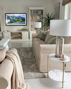 Side Table REVA White Marble