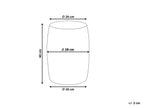 Side Table FRAGUITA Metal Blue