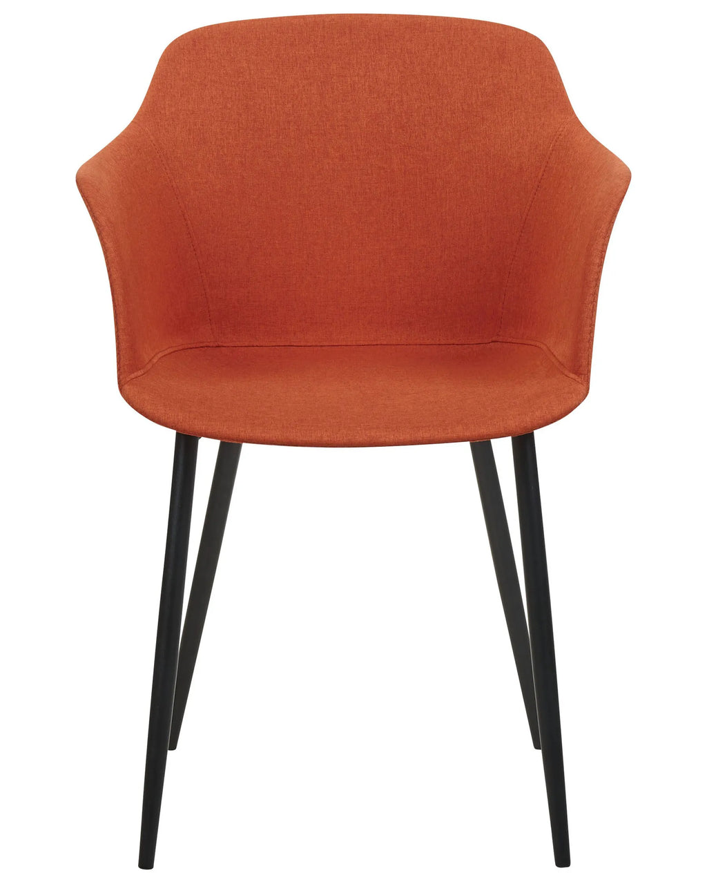 Set of 2 Dining Chairs ELIM Fabric Orange