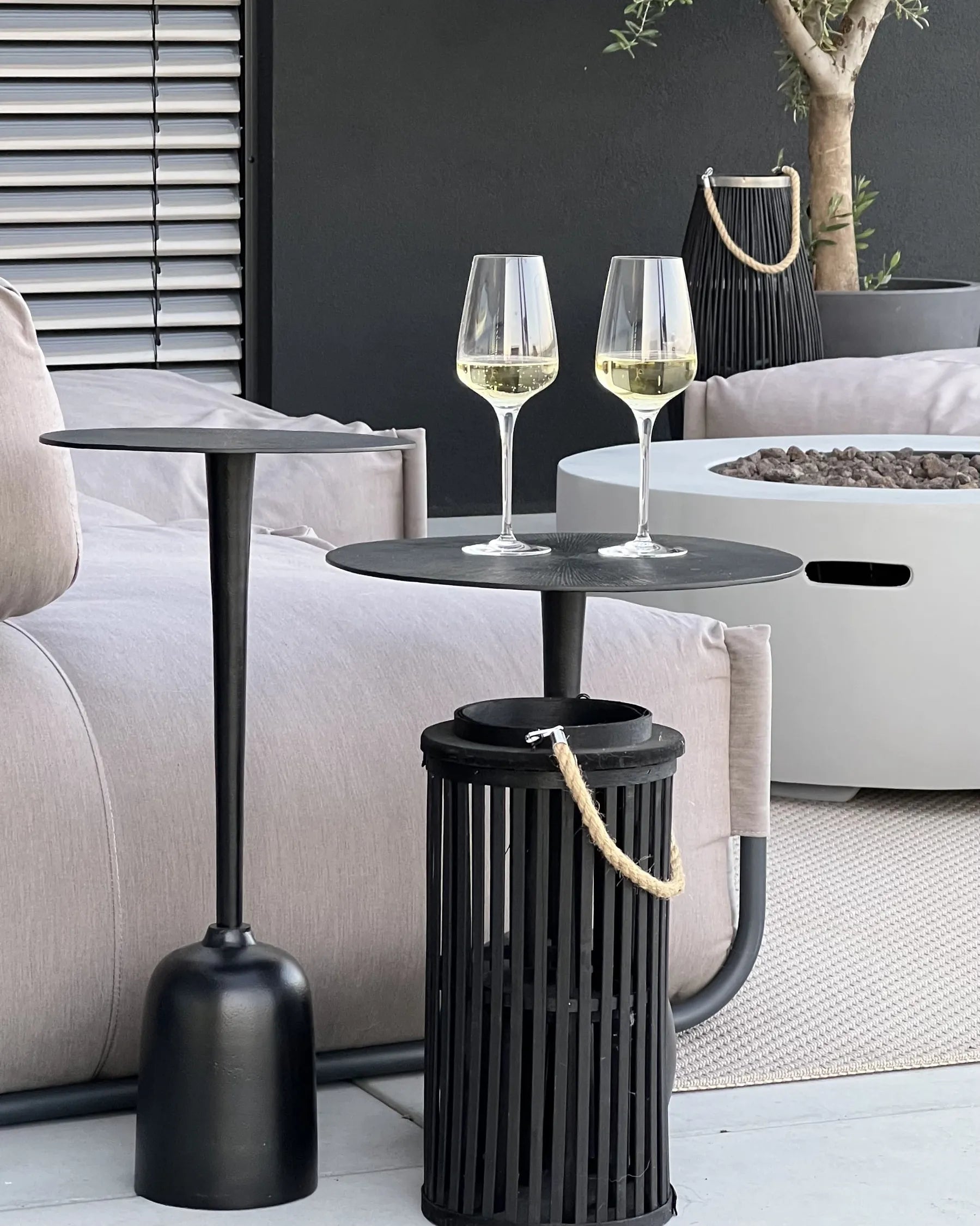 Side Table SELWYN Metal Black