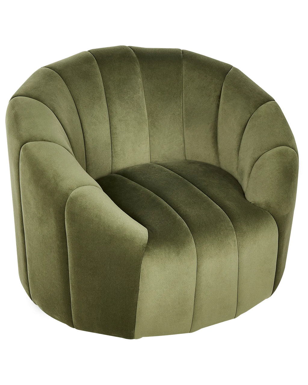 Armchair MALUNG Velvet Dark Green