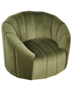 Armchair MALUNG Velvet Dark Green