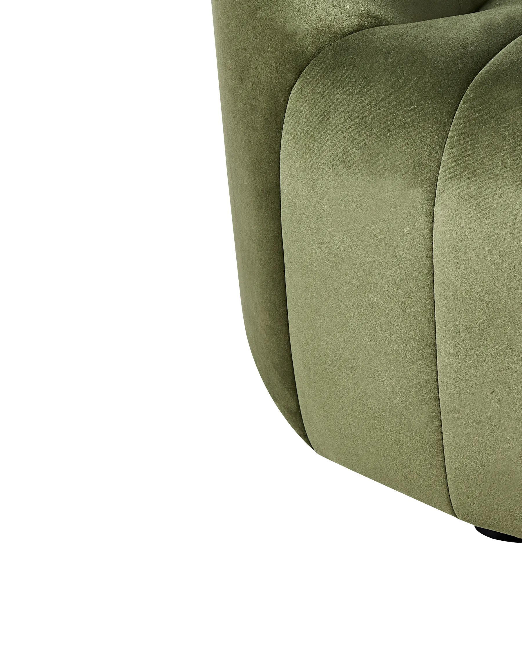 Armchair MALUNG Velvet Dark Green