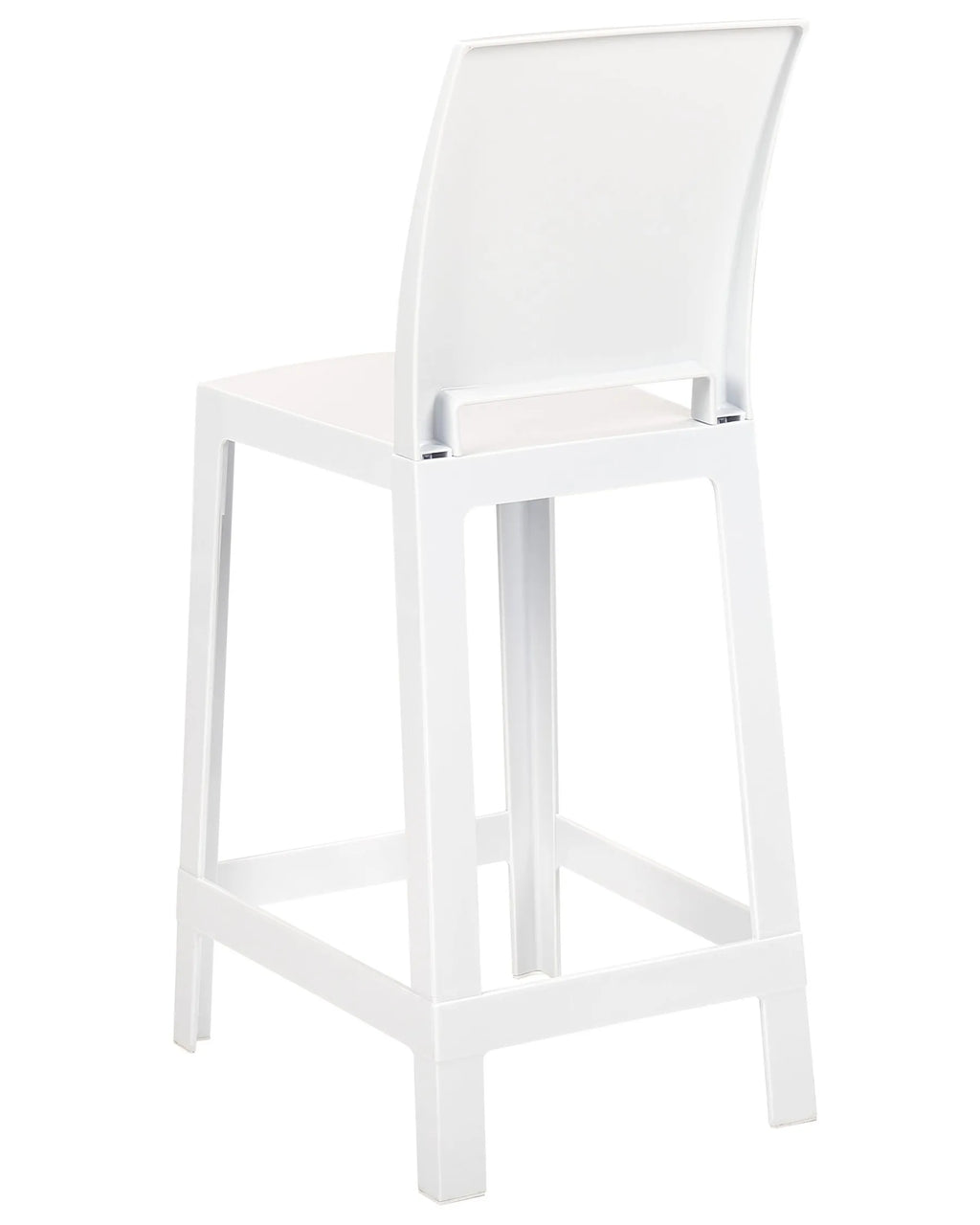 Set of 2 Bar Chairs WELLINGTON White