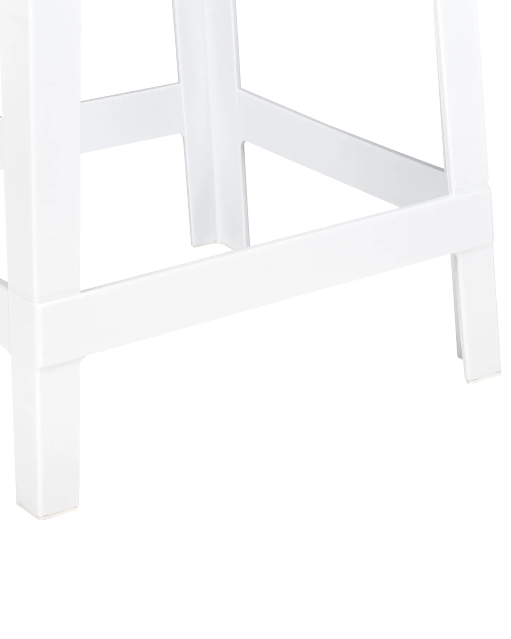 Set of 2 Bar Chairs WELLINGTON White