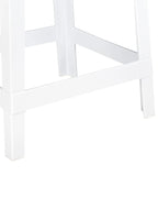Set of 2 Bar Chairs WELLINGTON White