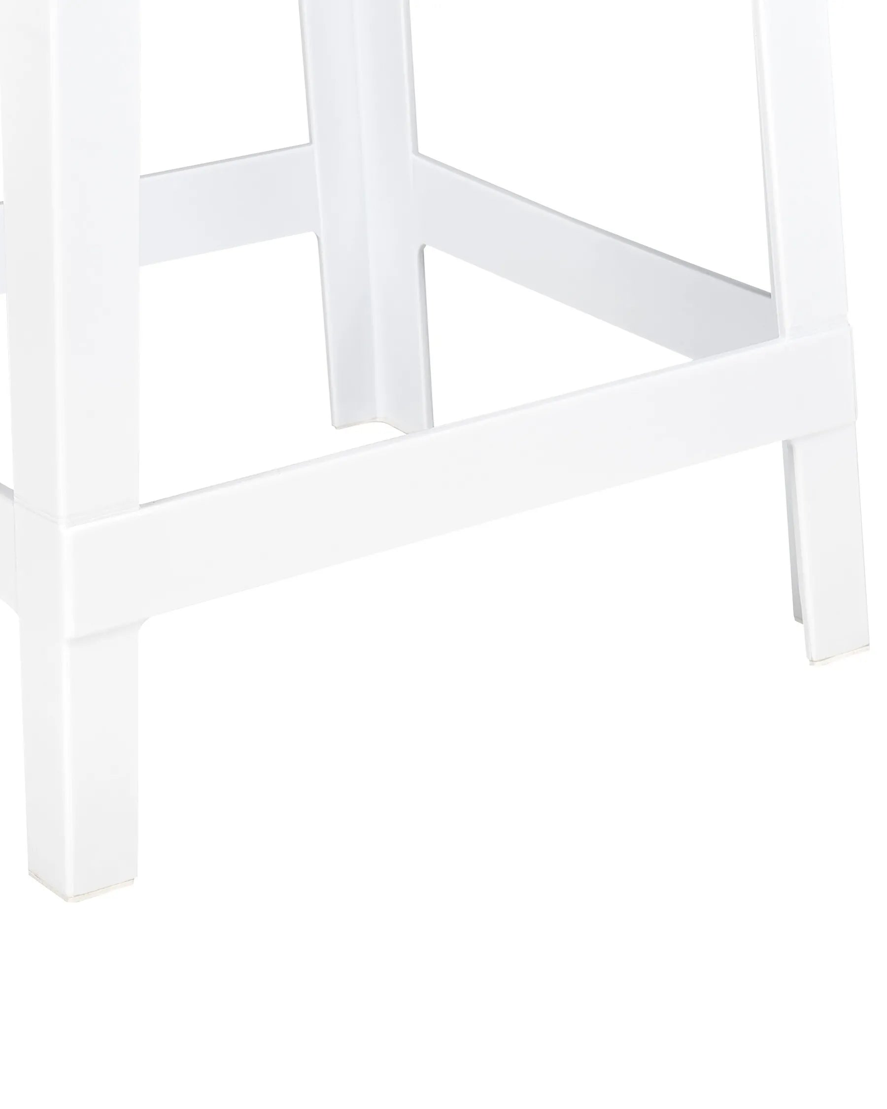 Set of 2 Bar Chairs WELLINGTON White