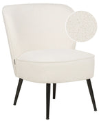 Armchair VOSS Boucle White