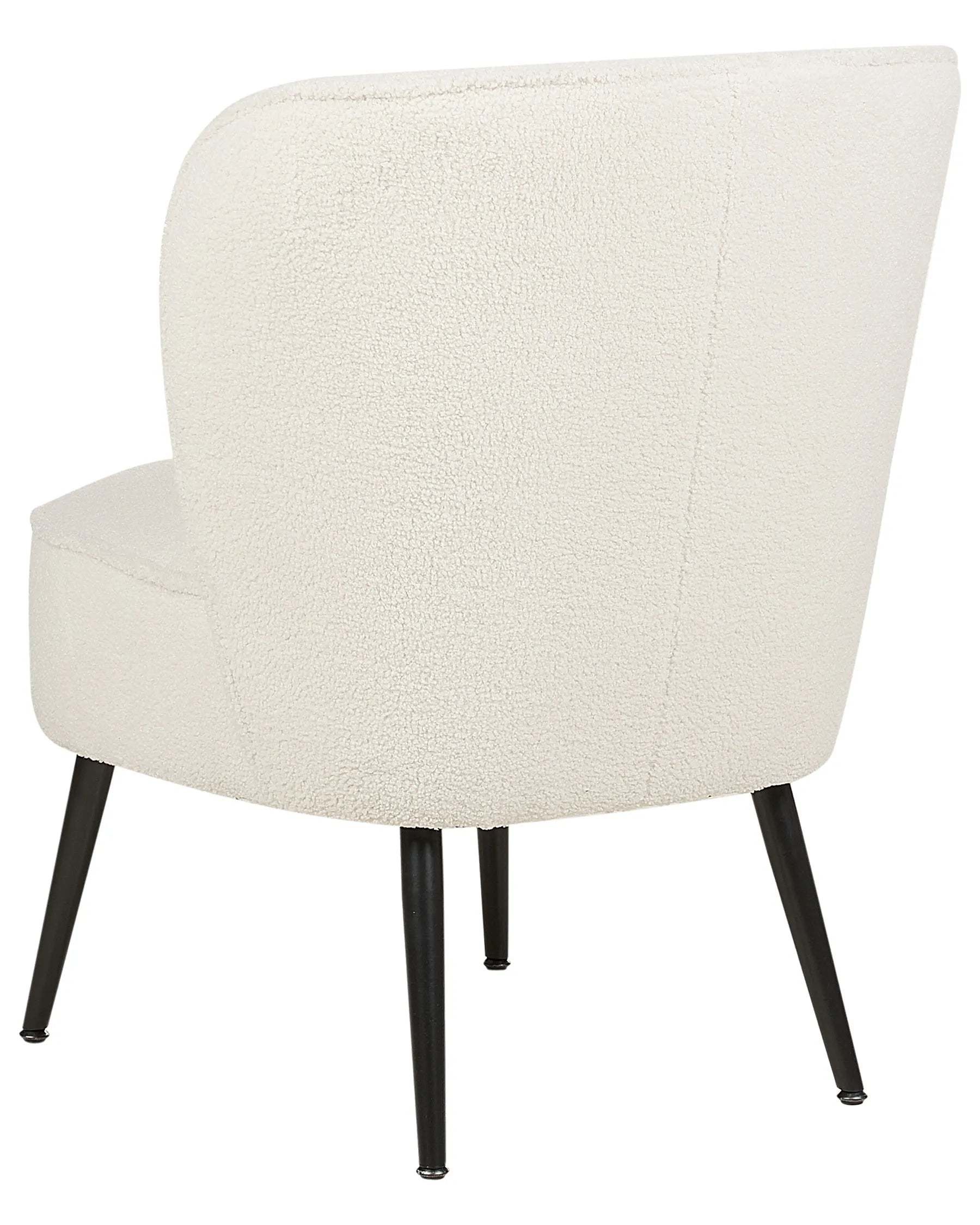Armchair VOSS Boucle White
