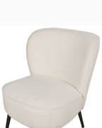 Armchair VOSS Boucle White