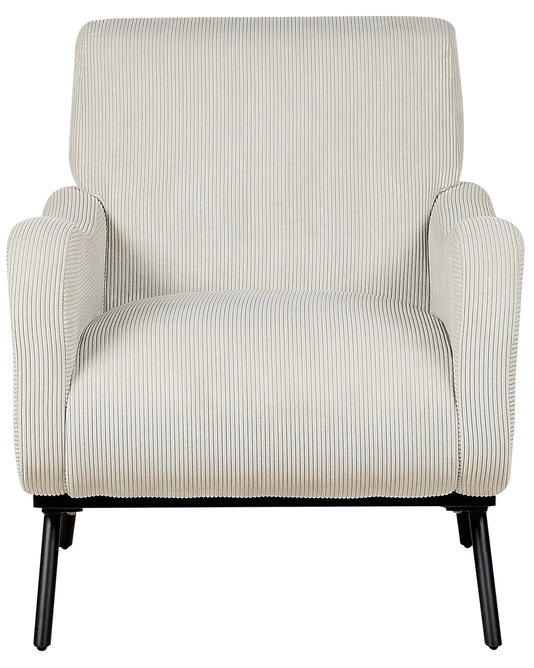 Armchair ALMIND Corduroy Light Grey