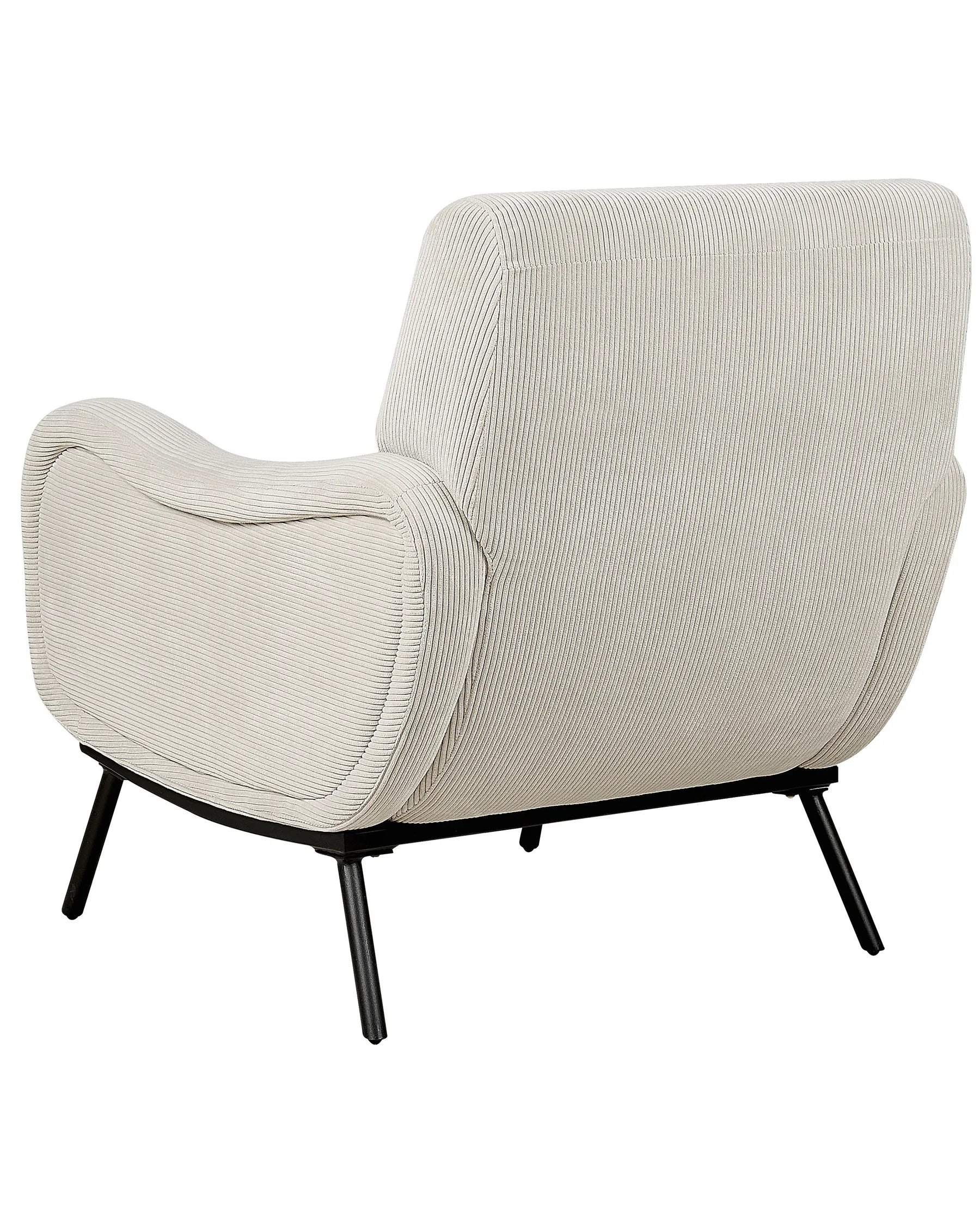 Armchair ALMIND Corduroy Light Grey