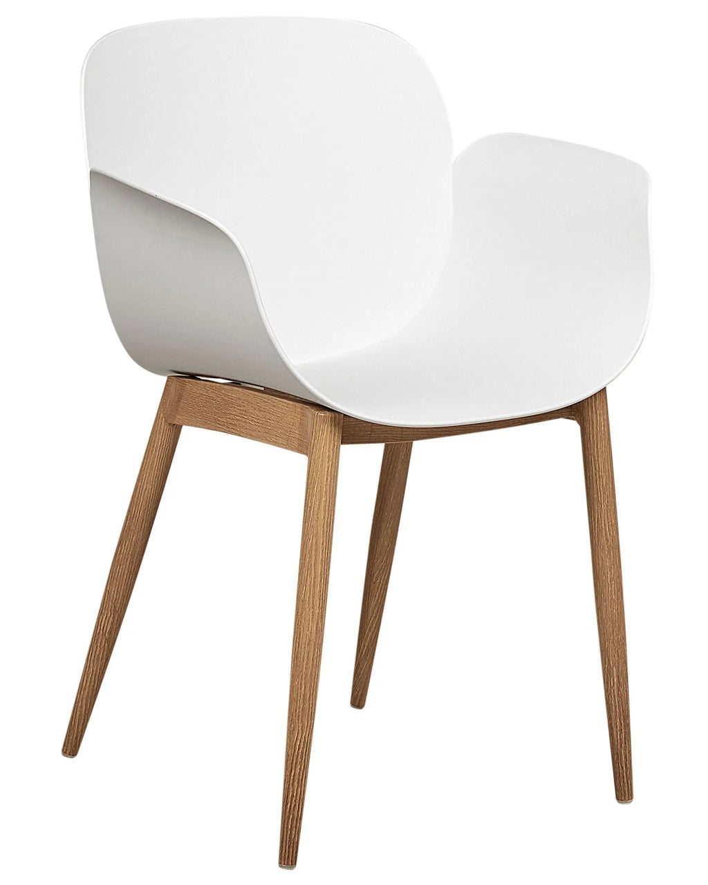 Set of 2 Dining Chairs ABILENE White