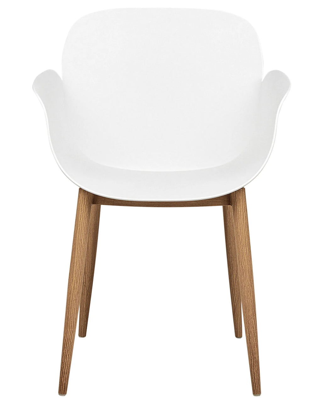 Set of 2 Dining Chairs ABILENE White