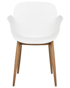 Set of 2 Dining Chairs ABILENE White
