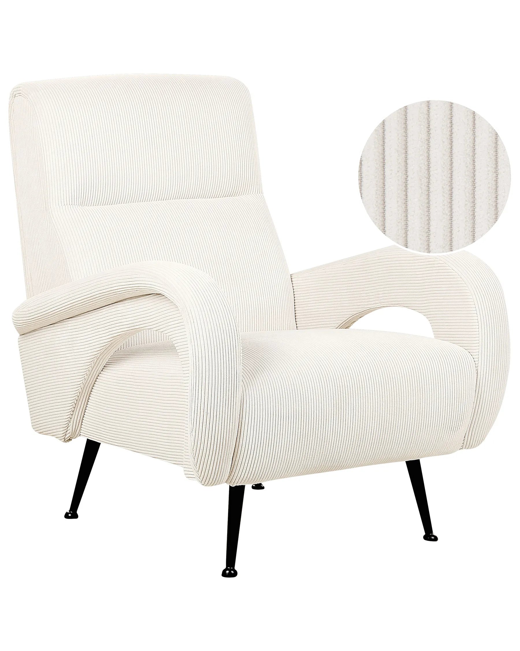 Armchair SVALOV Corduroy Off-White