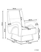 Armchair SVALOV Corduroy Off-White