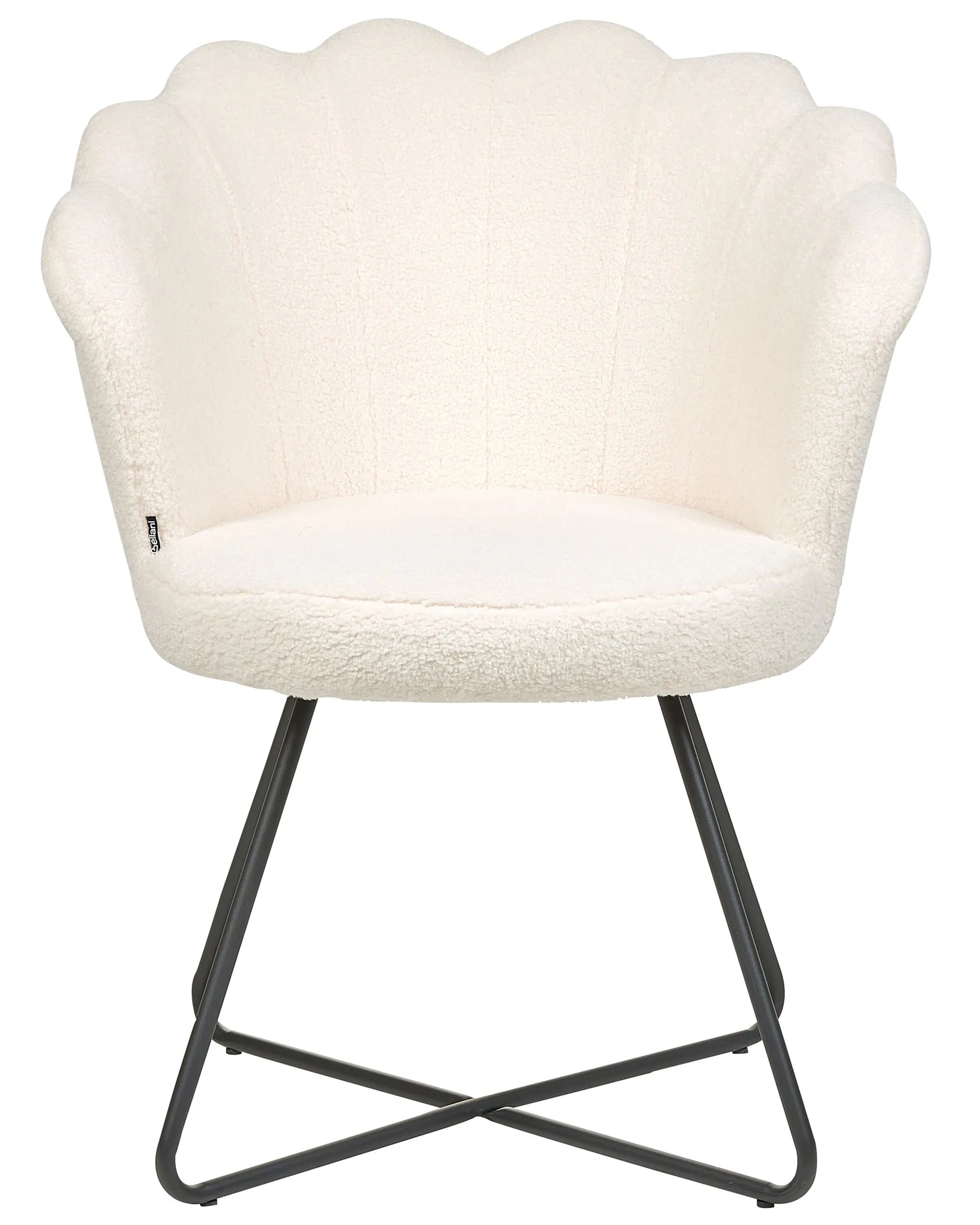 Armchair LOVELOCK Boucle White