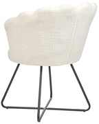Armchair LOVELOCK Boucle White