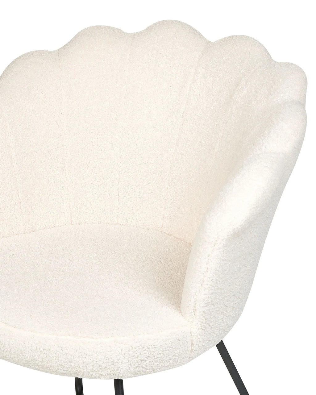 Armchair LOVELOCK Boucle White