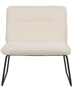 Armchair COTULLA Boucle White