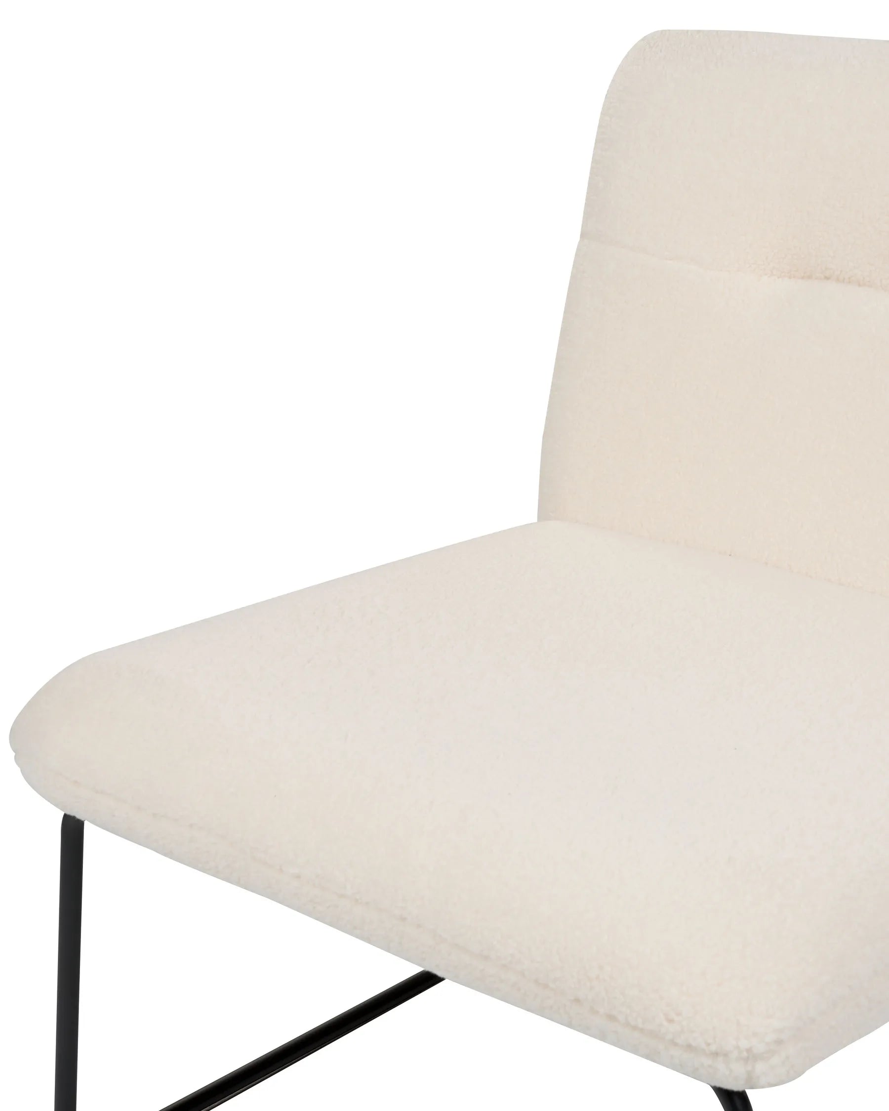 Armchair COTULLA Boucle White
