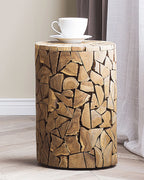 Side Table DAWSON Teak Wood Brown