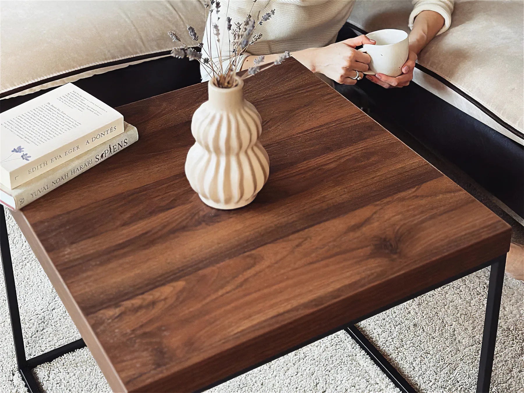 Side Table DELANO Dark Brown