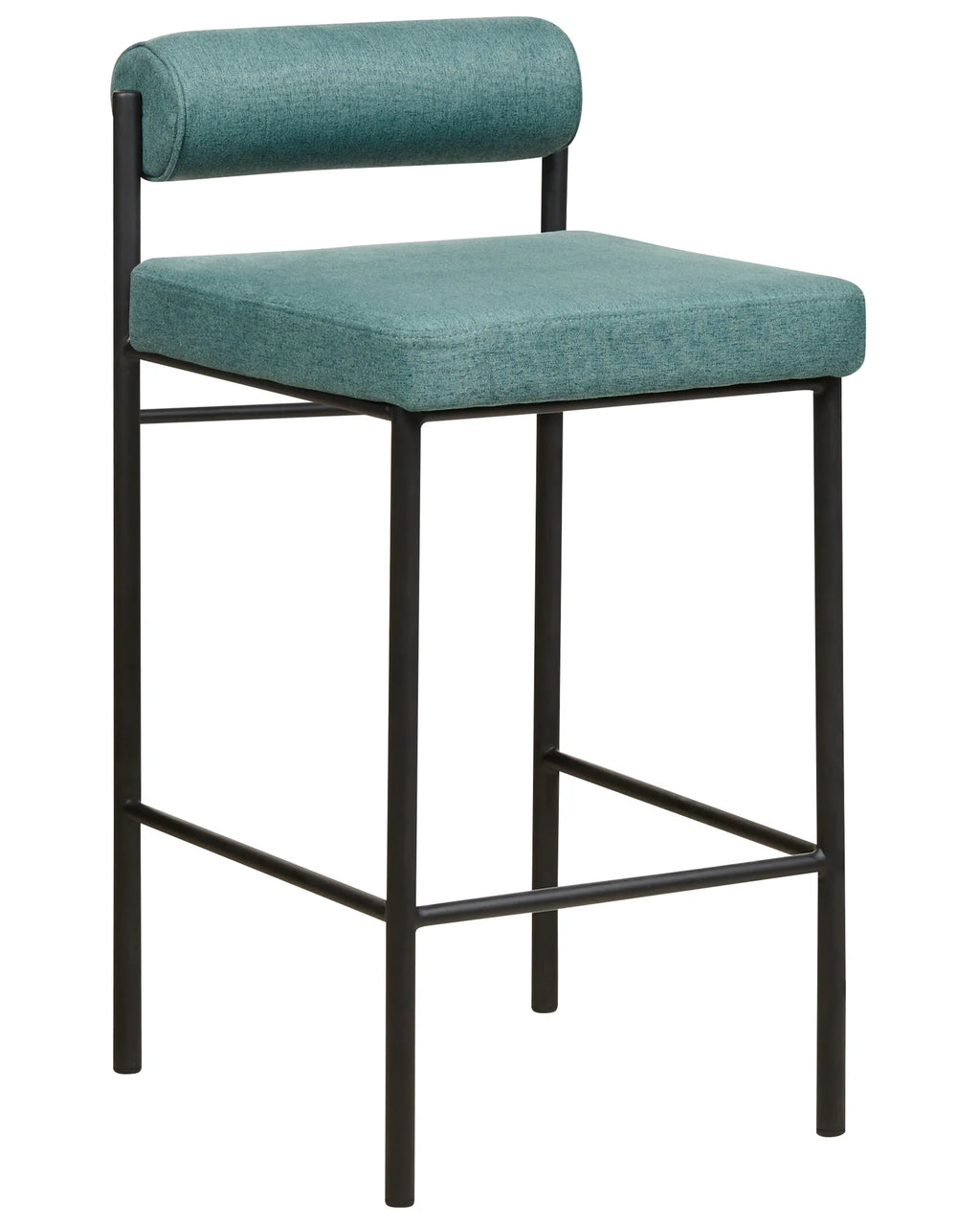 Set of 2 Bar Chairs AMAYA Teal