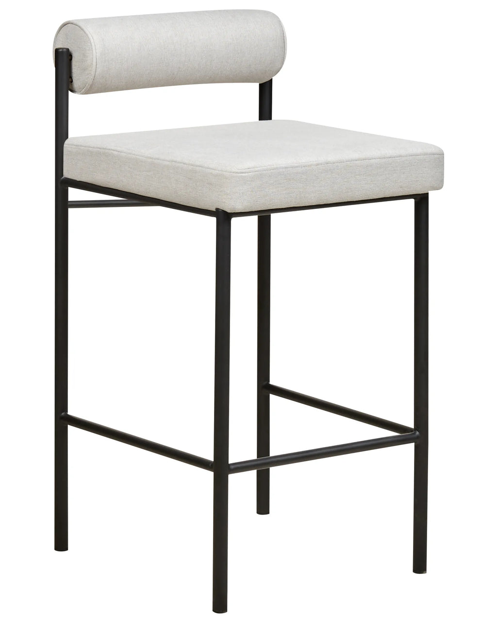 Set of 2 Bar Chairs AMAYA Light Grey