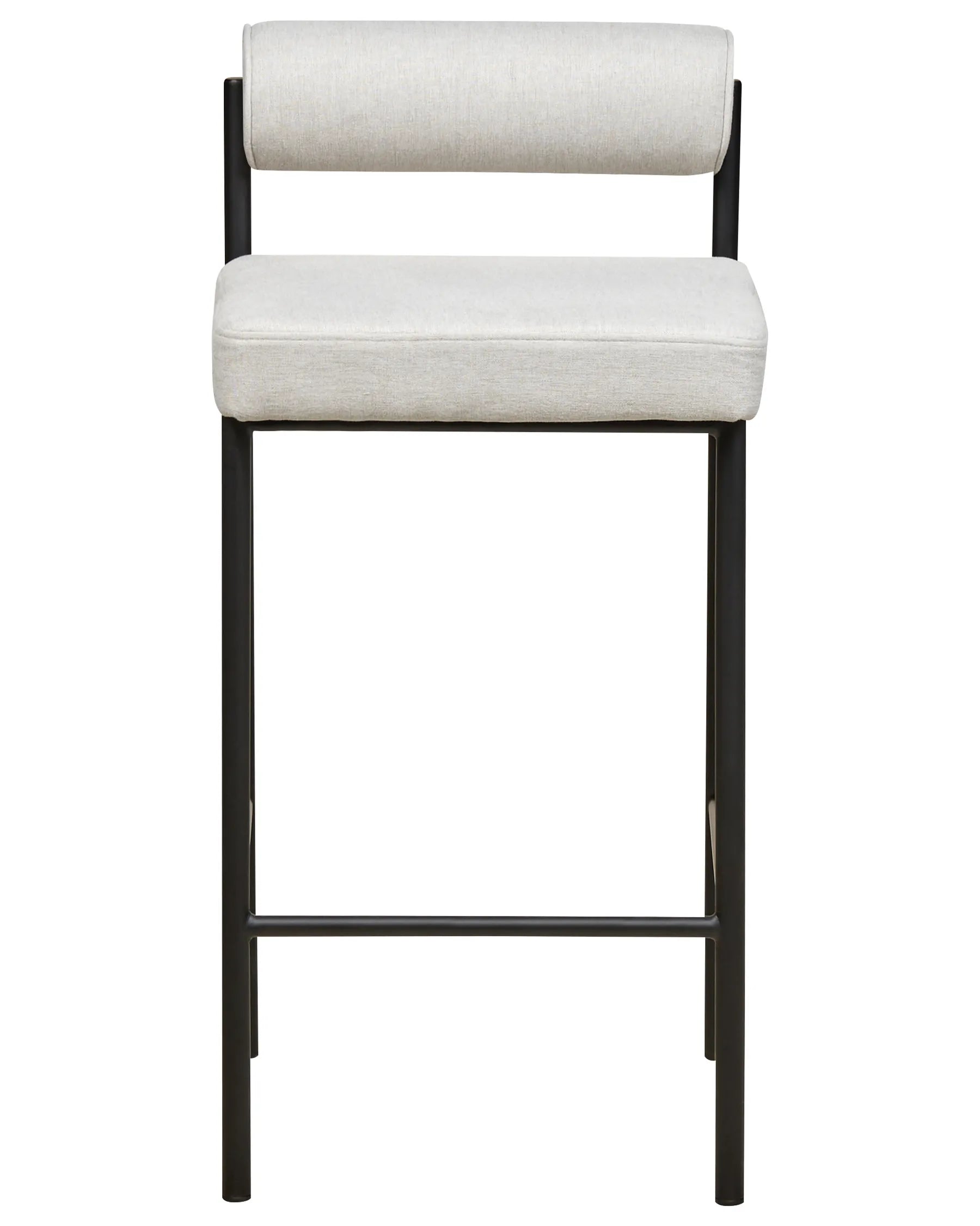 Set of 2 Bar Chairs AMAYA Light Grey