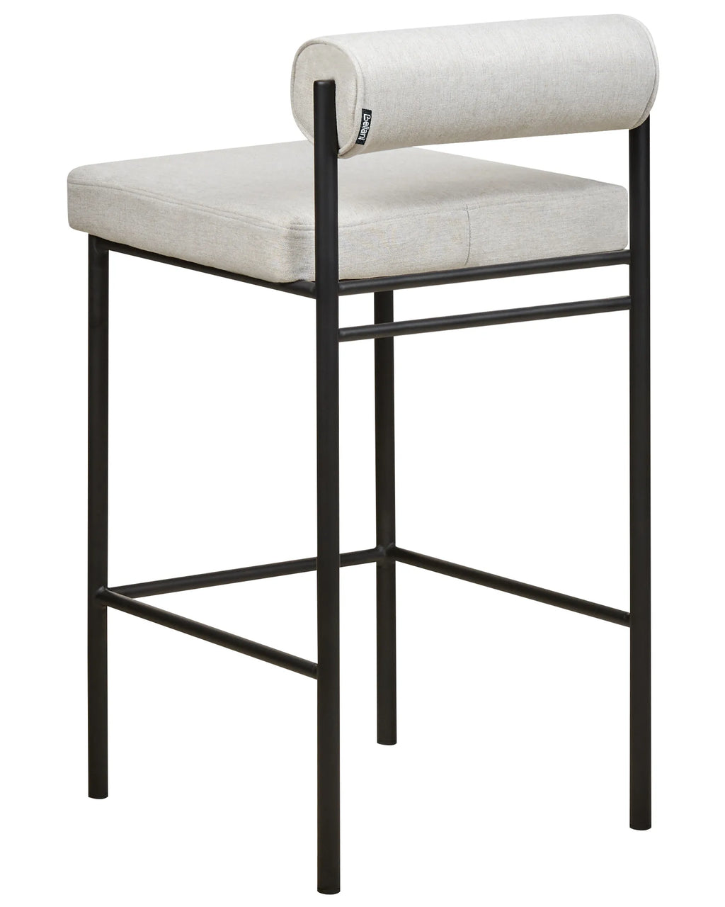 Set of 2 Bar Chairs AMAYA Light Grey
