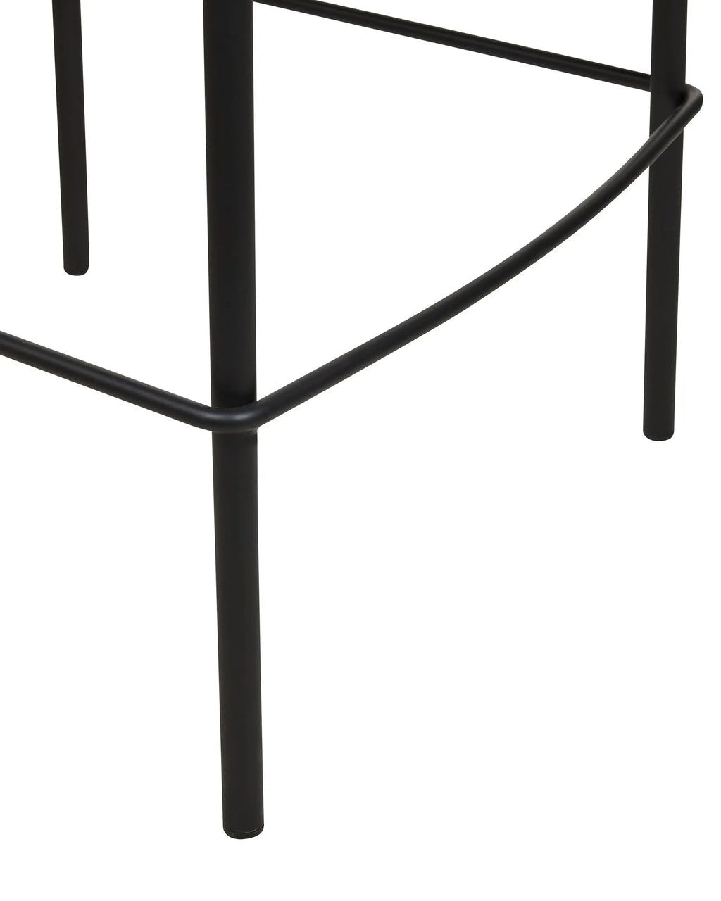 Set of 2 Bar Chairs MAYETTA Rattan Light Beige