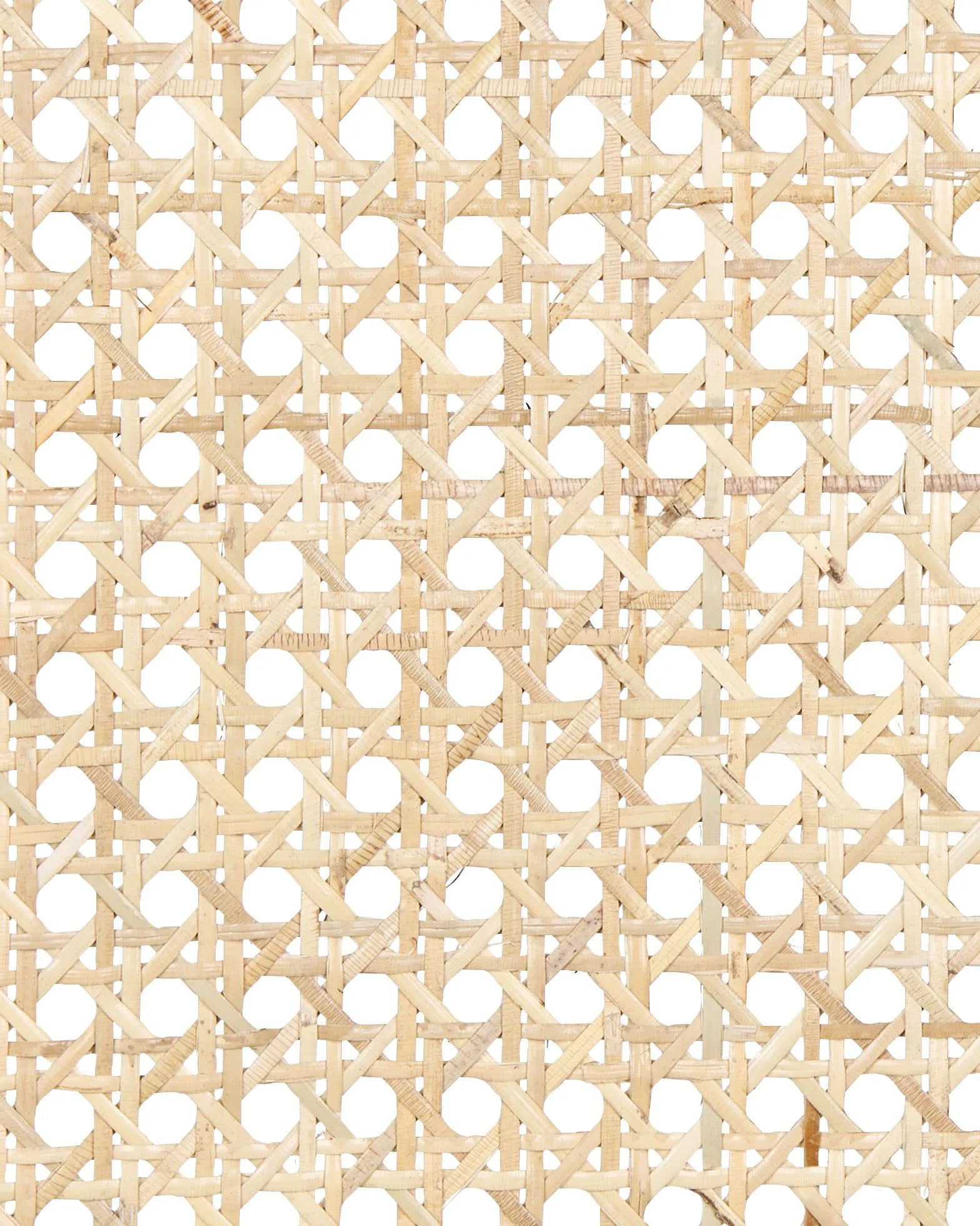 Set of 2 Bar Chairs MAYETTA Rattan Light Beige