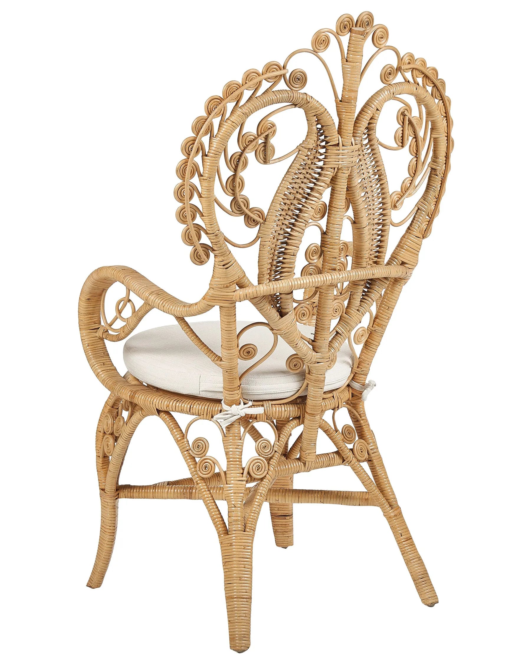 Peacock Chair CARRARA Rattan Natural