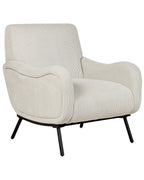 Armchair ALMIND Corduroy Light Grey