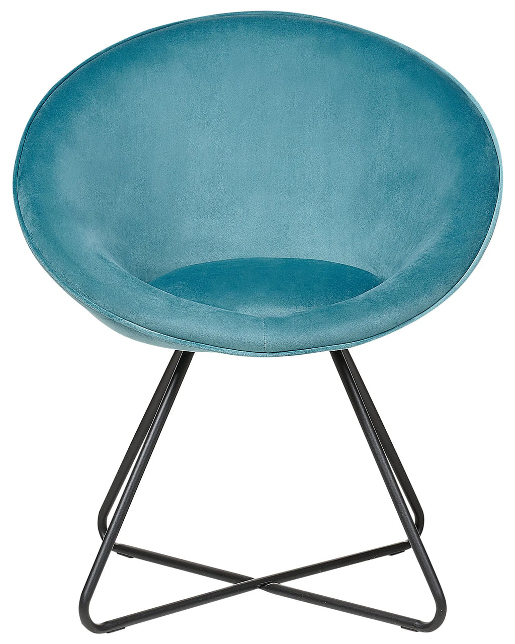 Dining Chair FLOBY II Velvet Light Blue