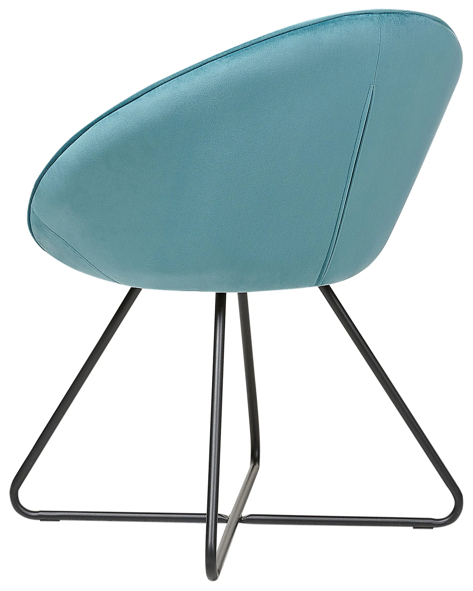 Dining Chair FLOBY II Velvet Light Blue