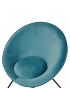 Dining Chair FLOBY II Velvet Light Blue