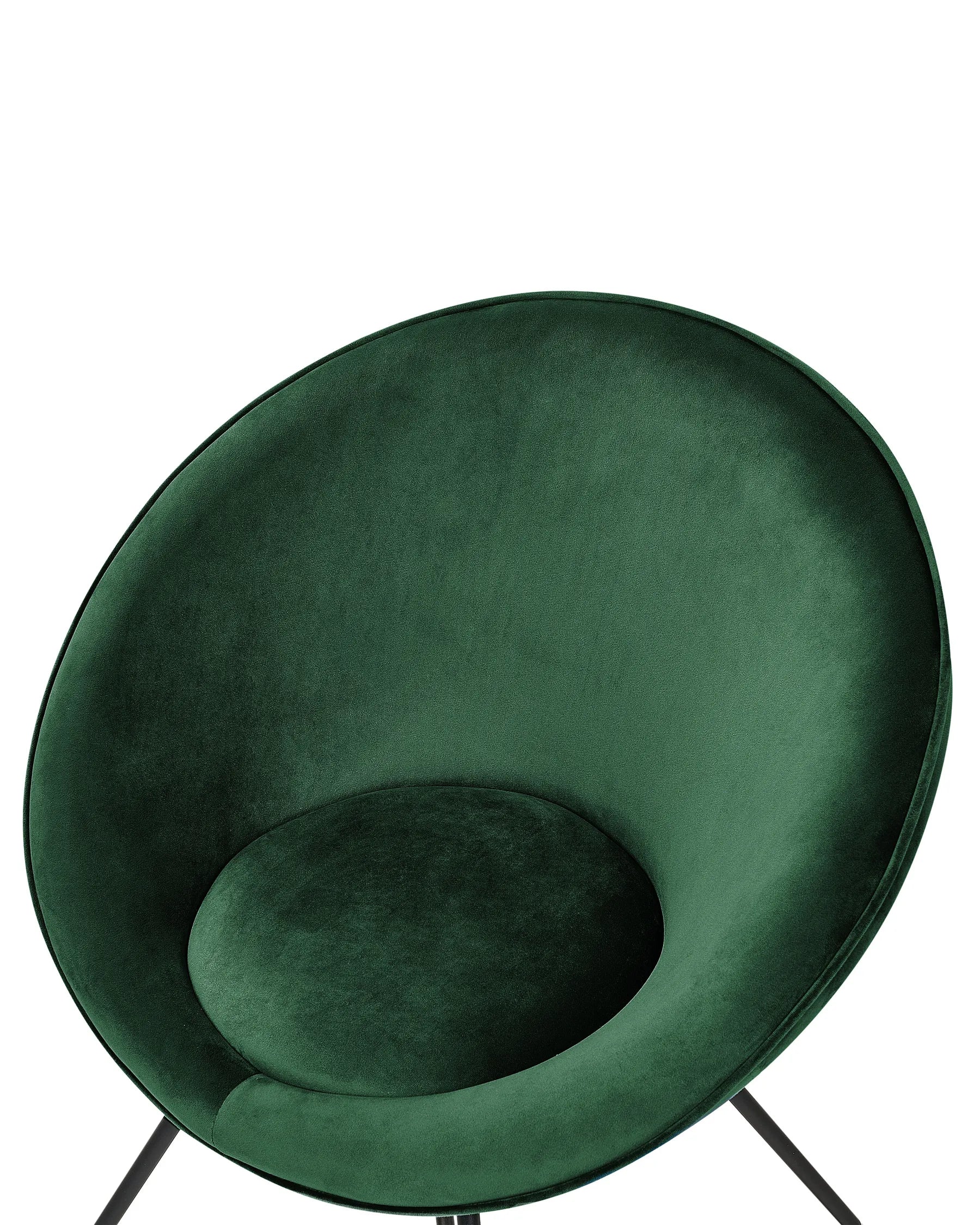 Dining Chair FLOBY II Velvet Emerald Green
