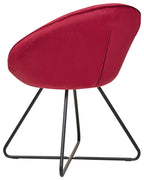 Dining Chair FLOBY II Velvet Red