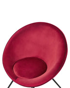 Dining Chair FLOBY II Velvet Red