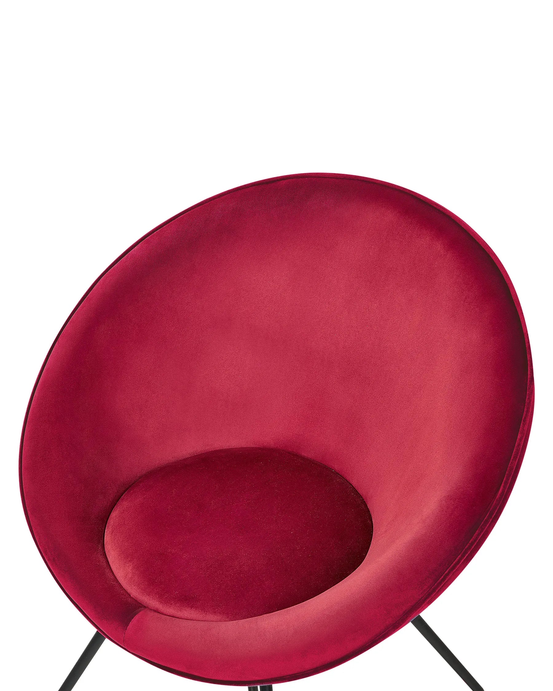 Dining Chair FLOBY II Velvet Red