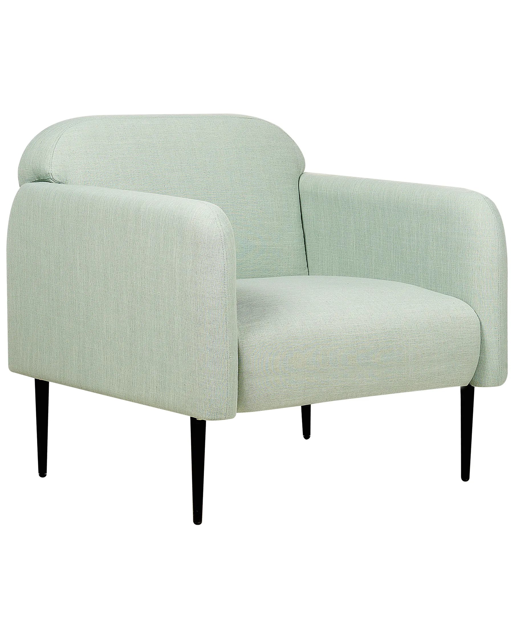 Armchair STOUBY Linen Light Green