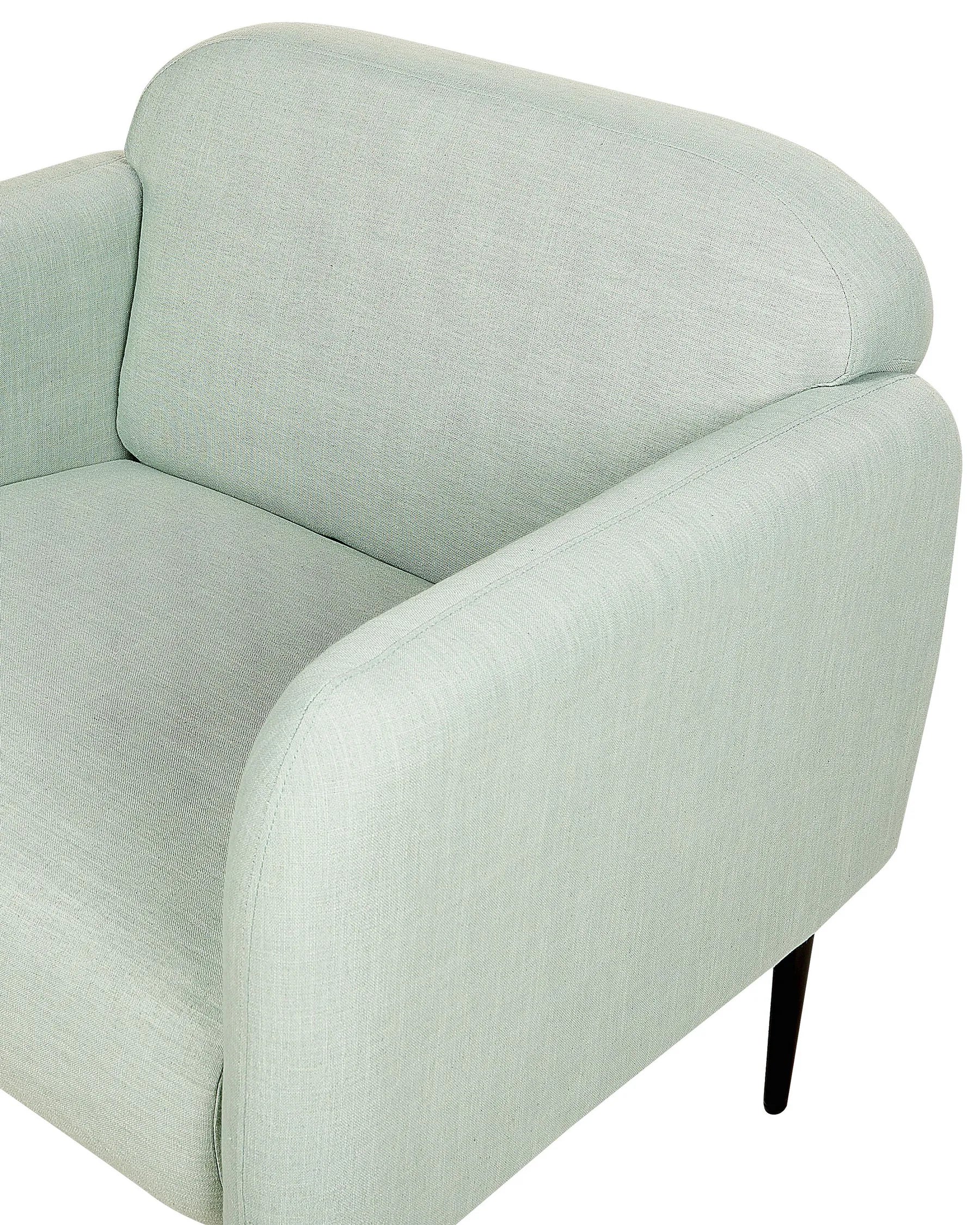 Armchair STOUBY Linen Light Green