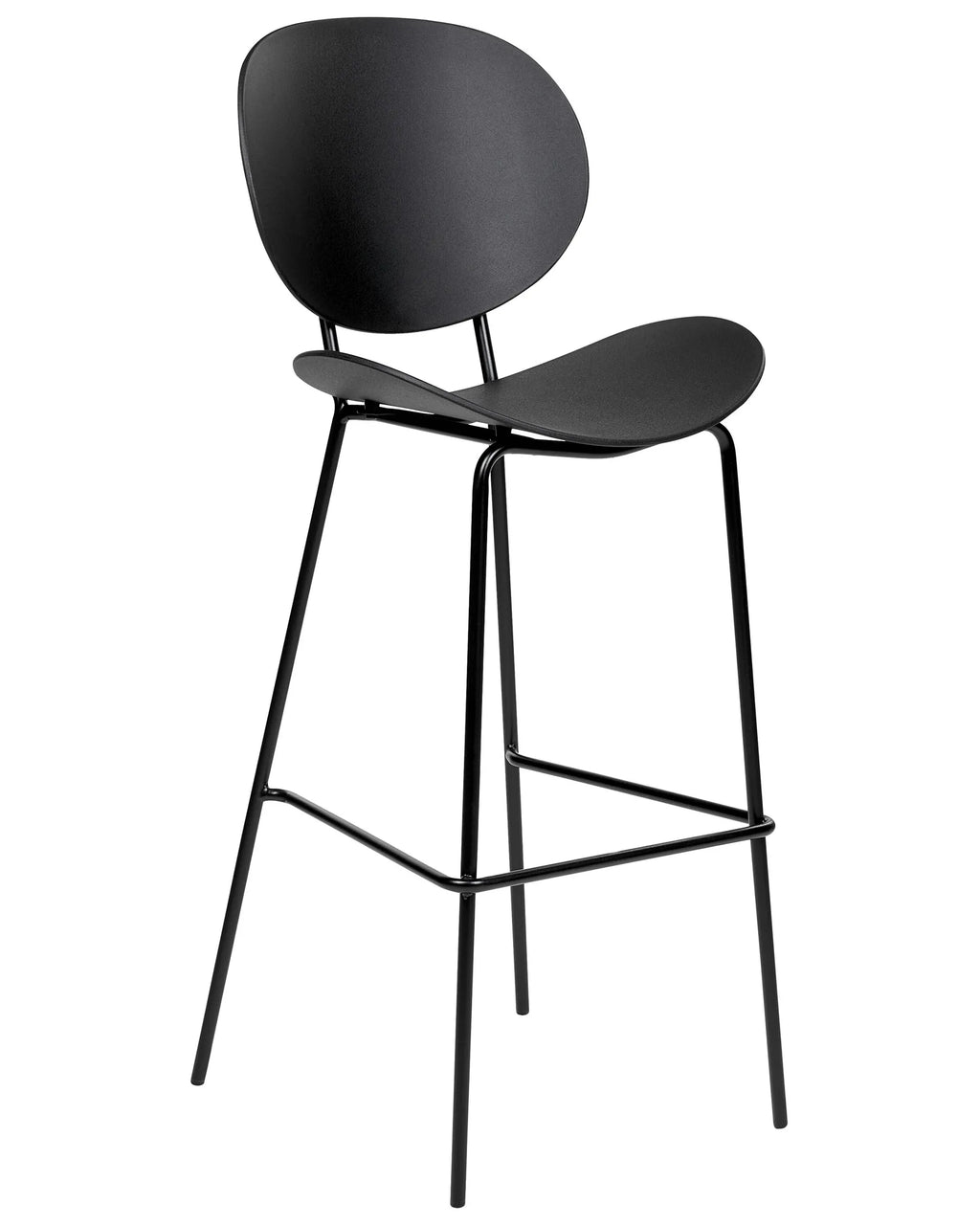 Set of 2 Bar Chairs SHONTO Black
