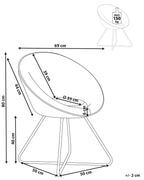 Dining Chair FLOBY II Velvet Red
